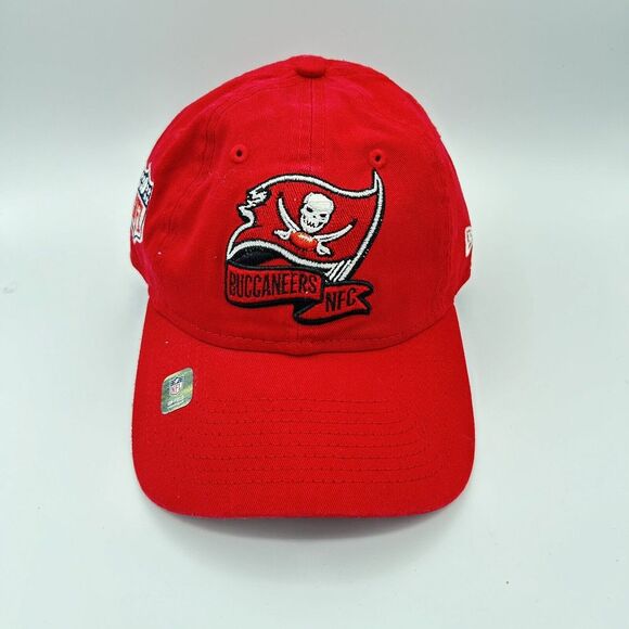 Tampa Bay Buccaneers Cap New Era NFL 9TWENTY Classic Adjustable Strapback Women - Picture 1 of 12